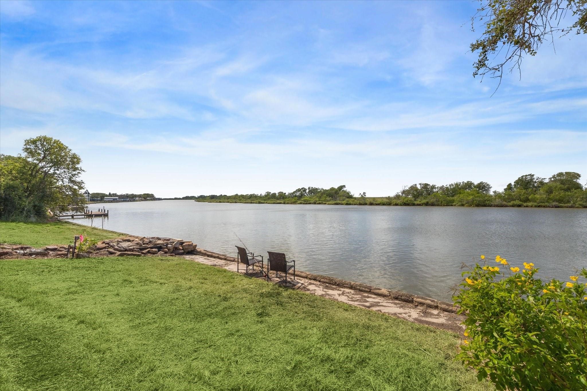 246 County Road 206 Sargent, TX 77414 - Photo 9 of 10 a view of a lake from a yard