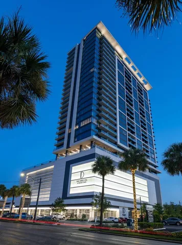 a front view of a building