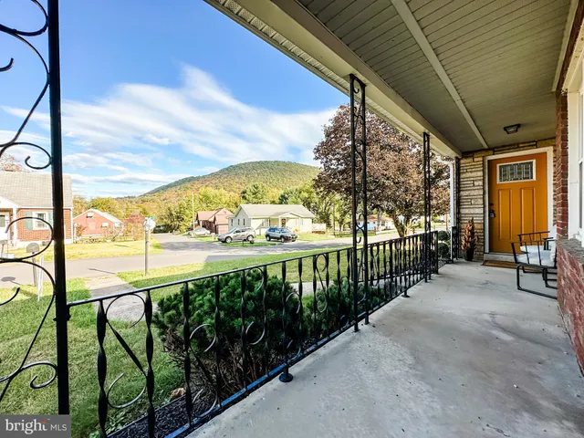 a view of outdoor space and balcony