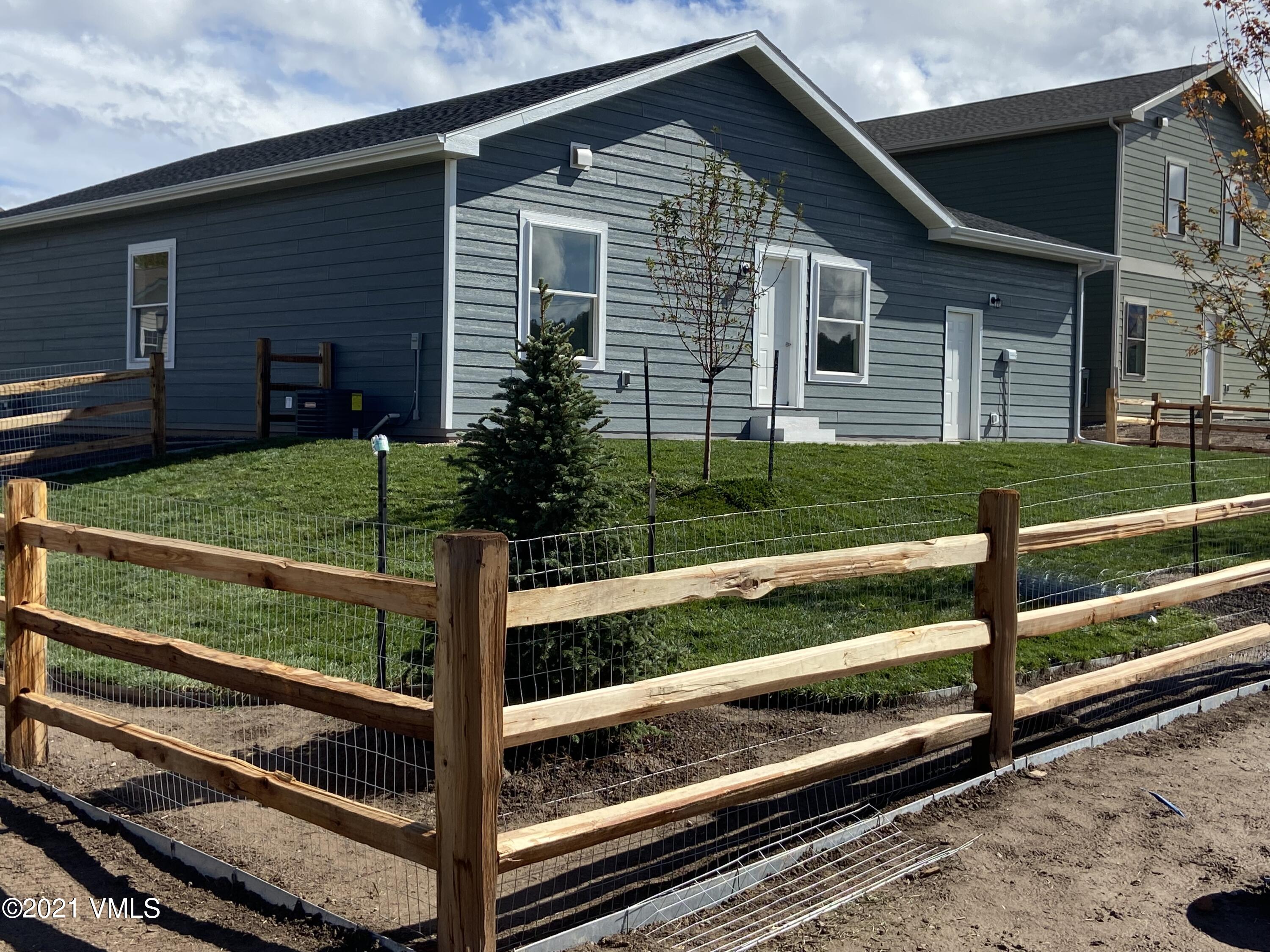 Backyard landscaped