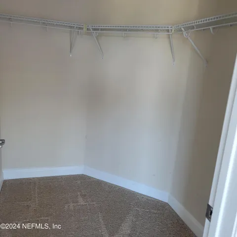 a close view of closet