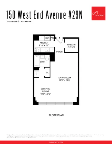 $650,000 | 150 West End Avenue, Unit 29N | Upper West Side