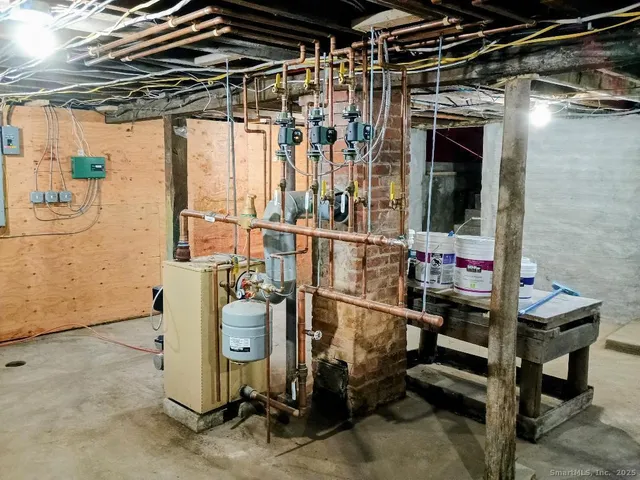 a view of a storage room