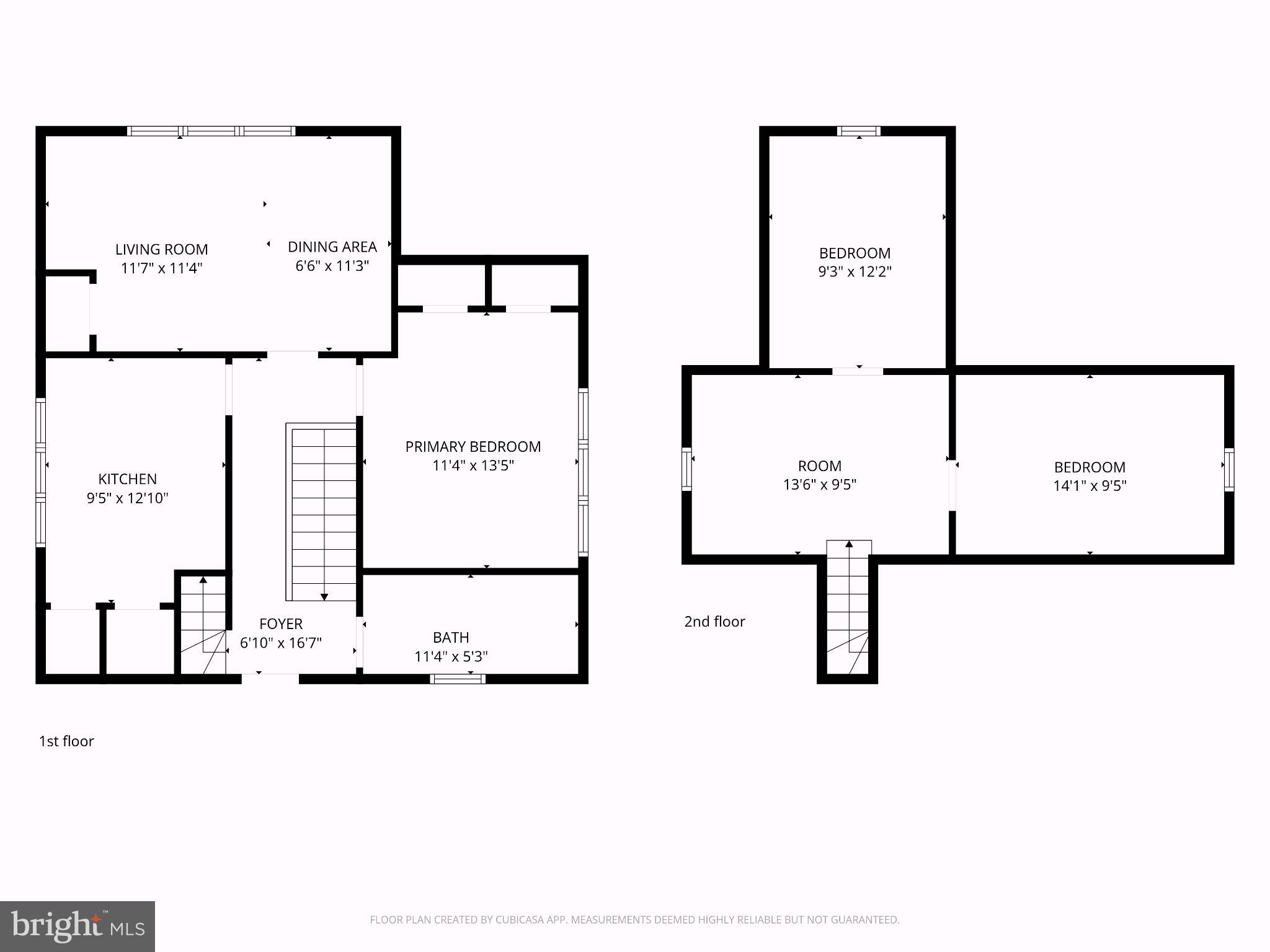 304 Collins Avenue, Unit 2 Baltimore, MD 21229 - Photo 17 of 17 Spacious two-story floor plan layout.