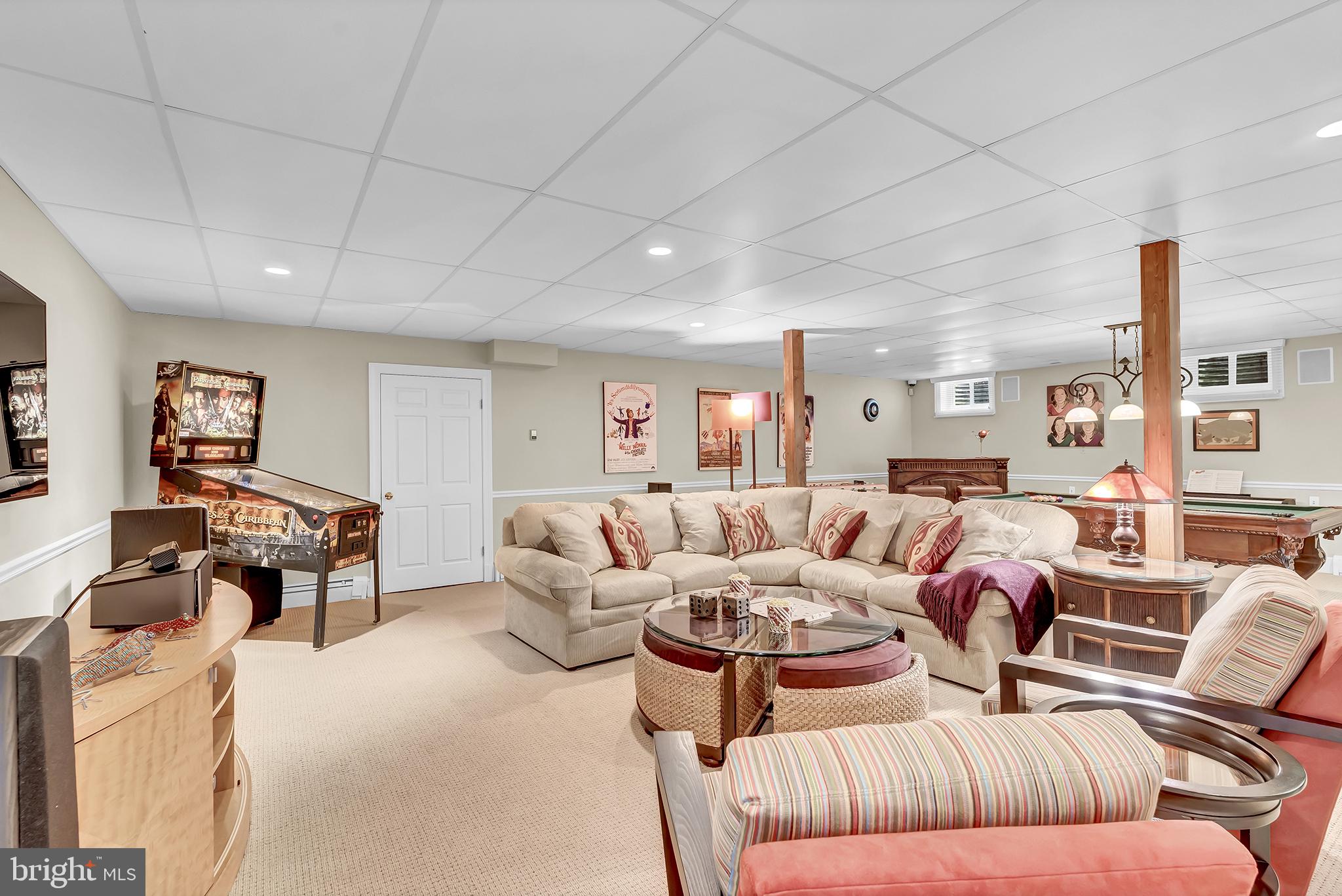 26100 Mullinix Mill Road Mount Airy, MD 21771 - Photo 47 of 99 Spacious, inviting basement retreat.