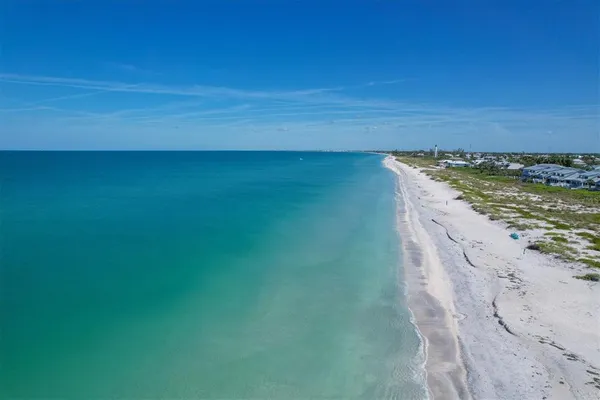 a view of an ocean beach
