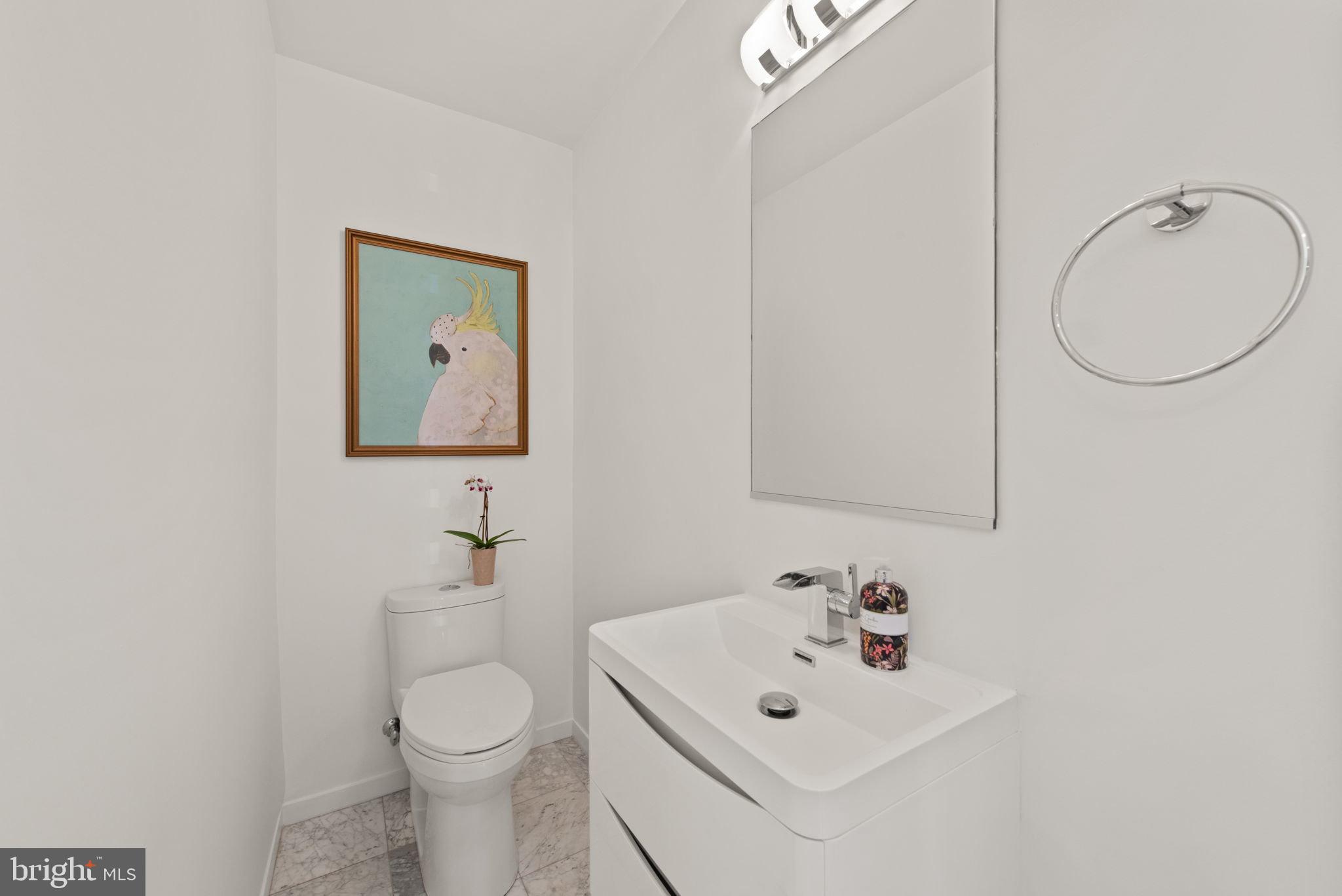 1404 Decatur Street Northwest Washington, DC 20011 - Photo 11 of 32 Main Level Powder Room