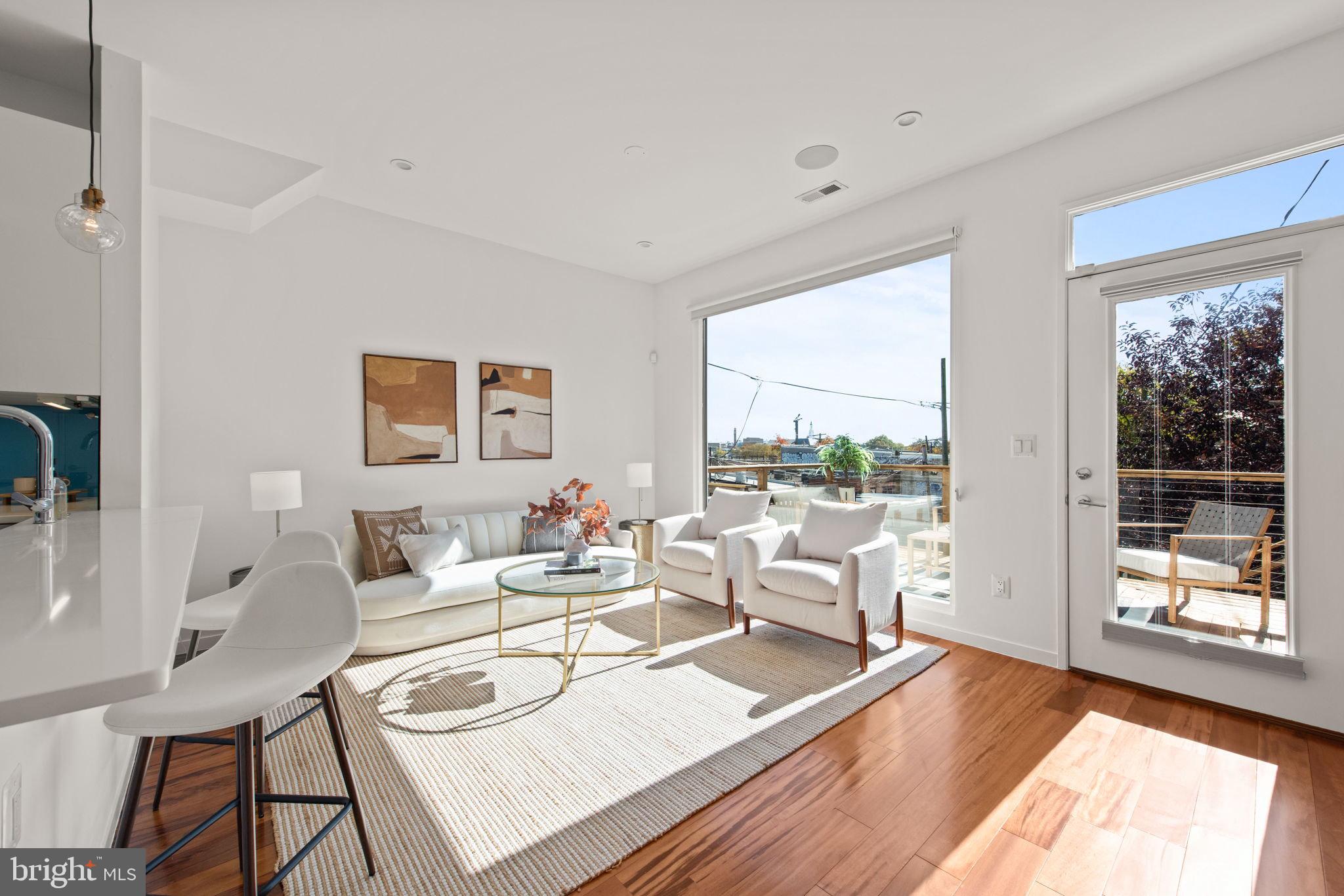 1404 Decatur Street Northwest Washington, DC 20011 - Photo 9 of 32 Interaction with the adjacent Sitting Room with...