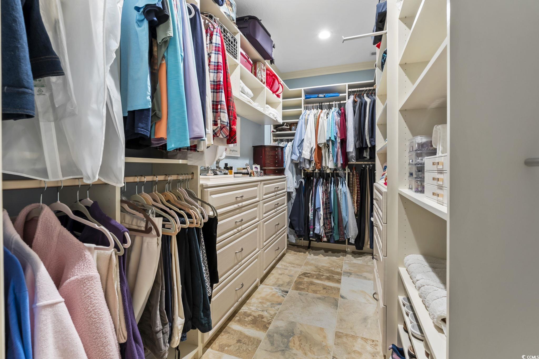 750 Villarosa Drive Myrtle Beach, SC 29572 - Photo 20 of 40 Spacious closet with stone finish flooring