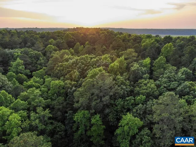 a view of a lake with a beach