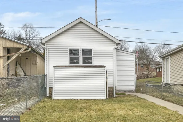 a view of a house with many windows