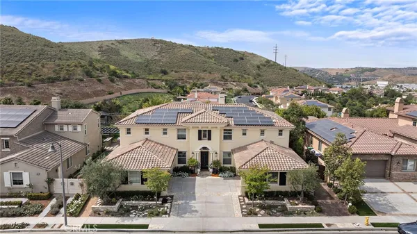 an aerial view of city