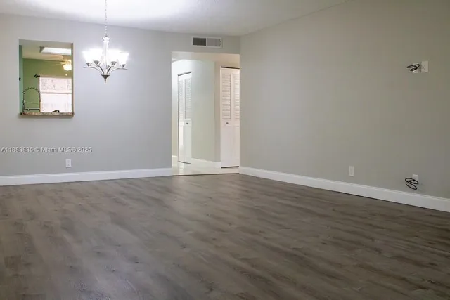wooden floor in an empty room