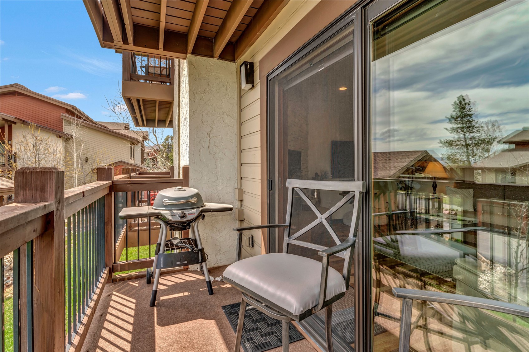 1700 Ranch Road, Unit 215 Steamboat Springs, CO 80487 - Photo 14 of 47 grill on deck