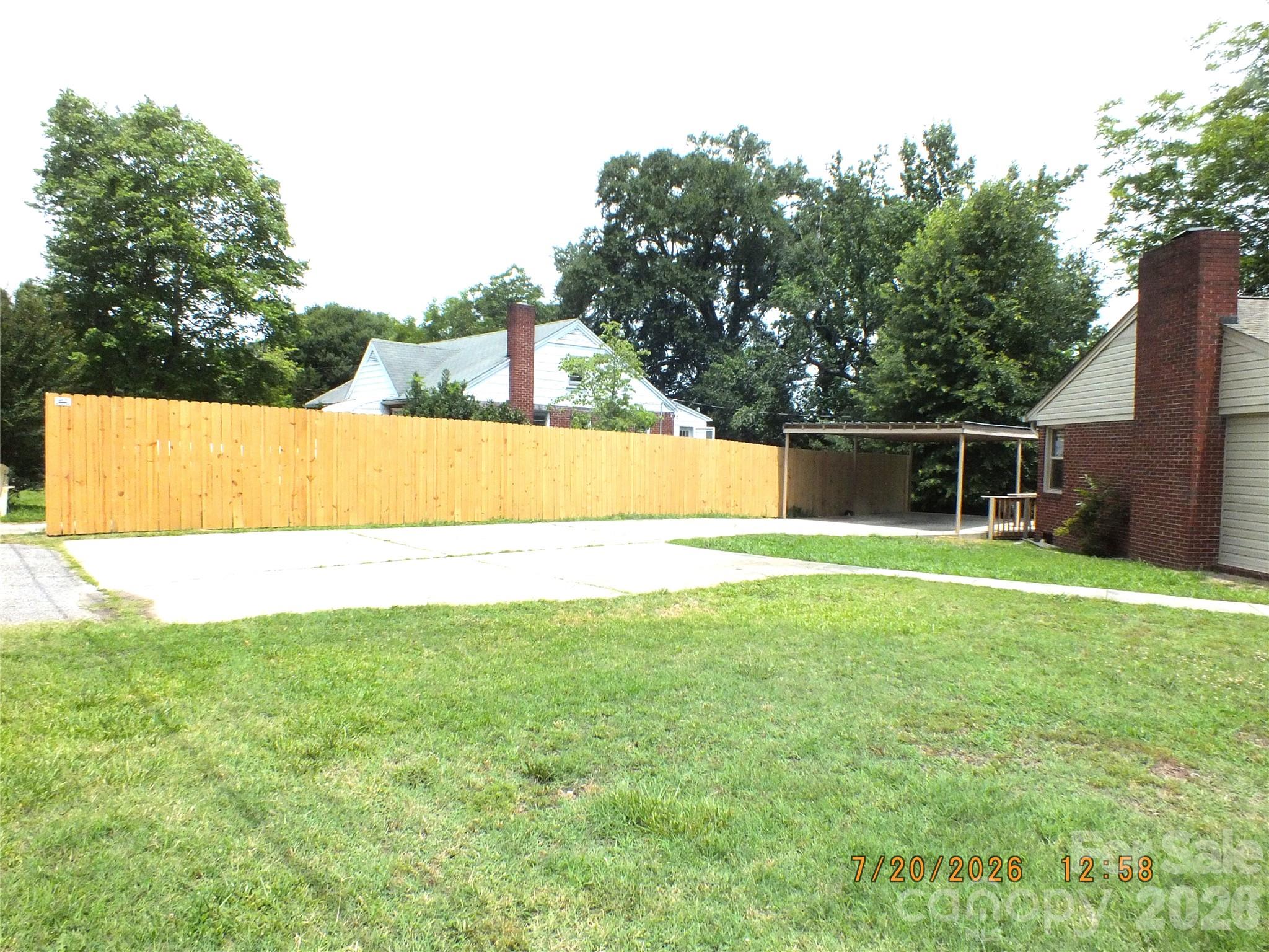 414 West Springs Street Lancaster, SC 29720 - Photo 2 of 22 a view of a back yard