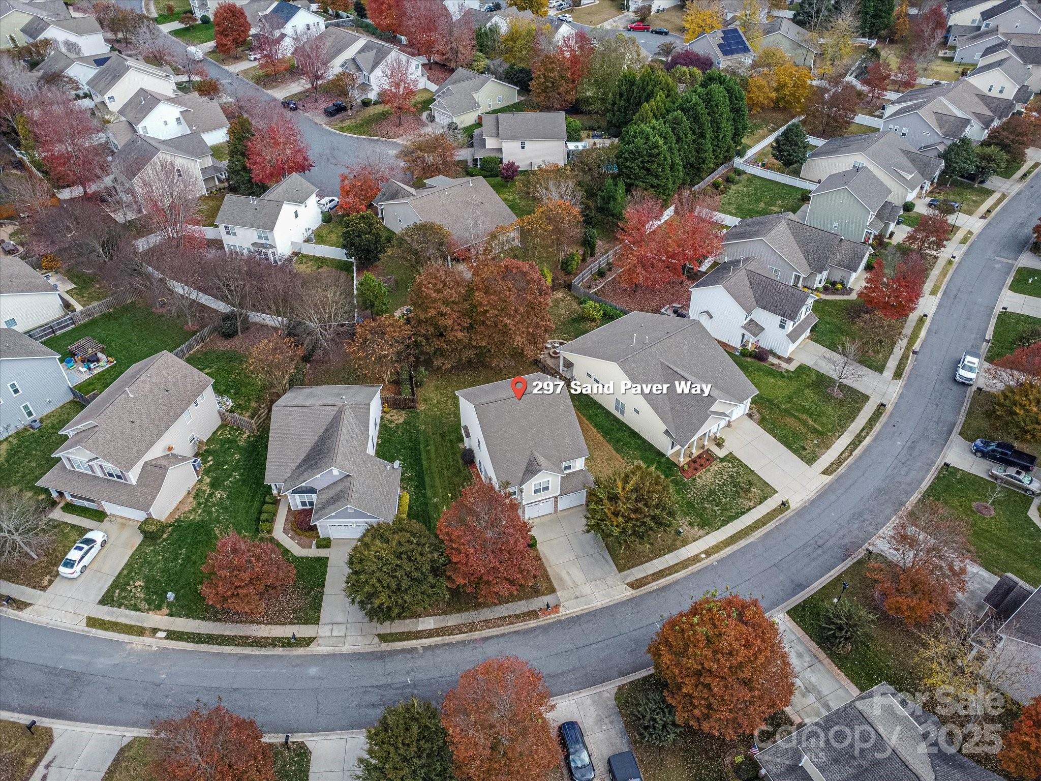 297 Sand Paver Way Fort Mill, SC 29708 - Photo 39 of 39 an aerial view of residential houses with outdoor space