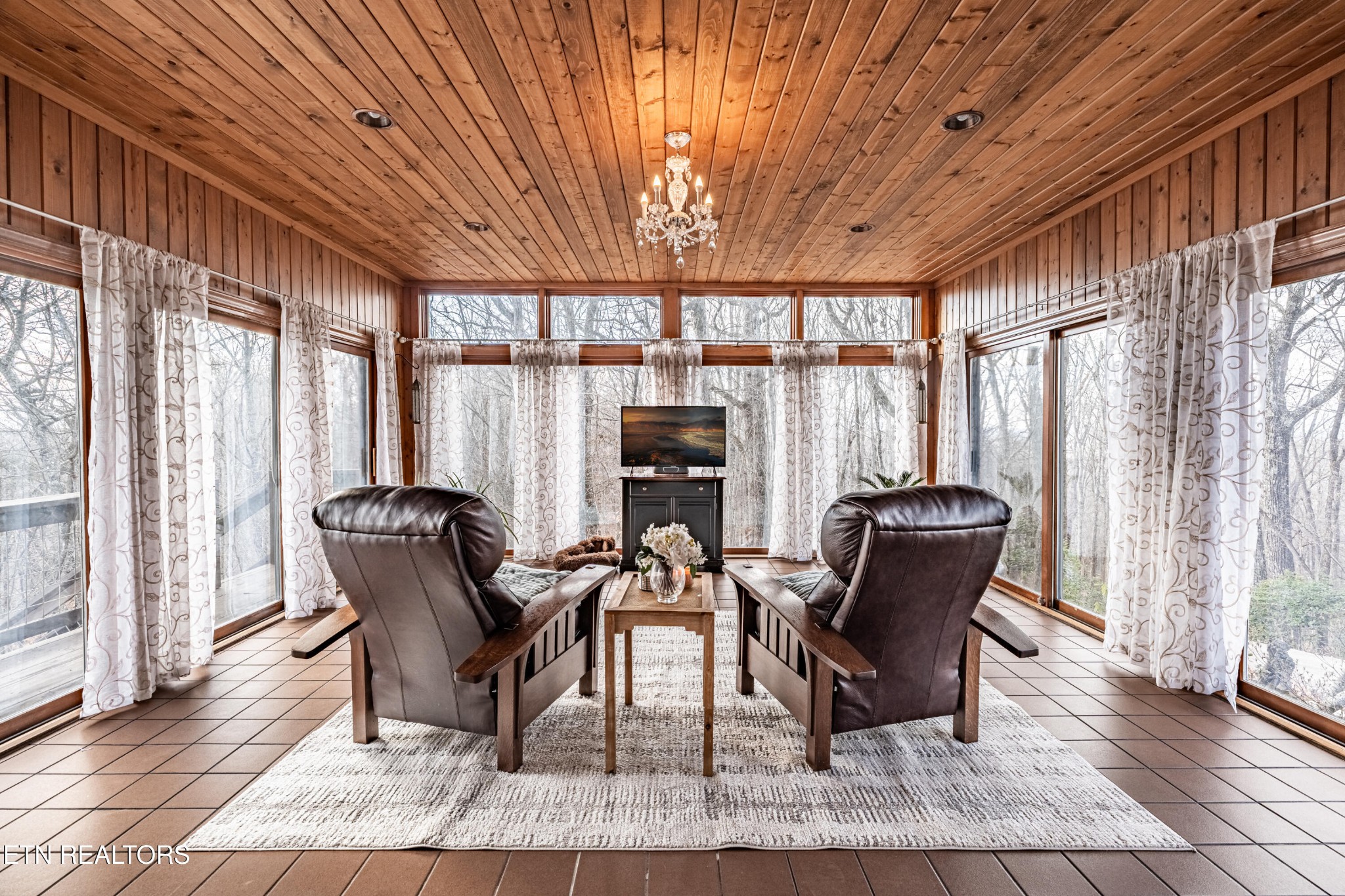 11104 Poplar Ridge Road Knoxville, TN 37932 - Photo 10 of 53 a view of a dining room with furniture window and outside view
