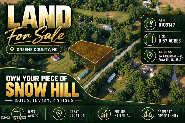 $25,000 | 126 Edmundson Road, Snow Hill, NC 28580