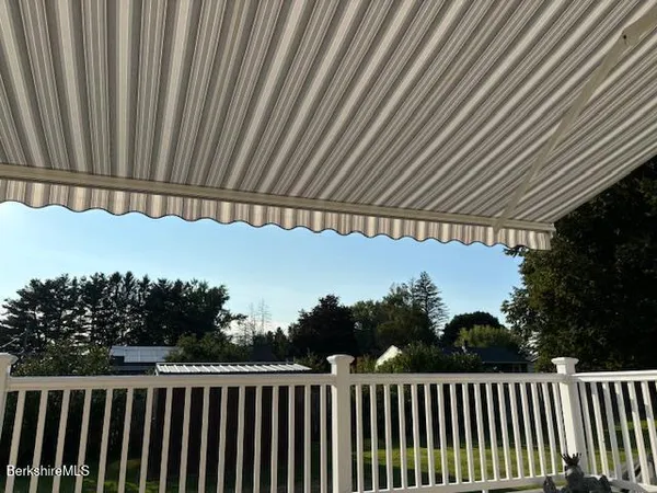 a view of a balcony