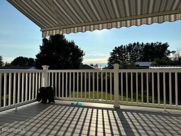 a view of a roof deck