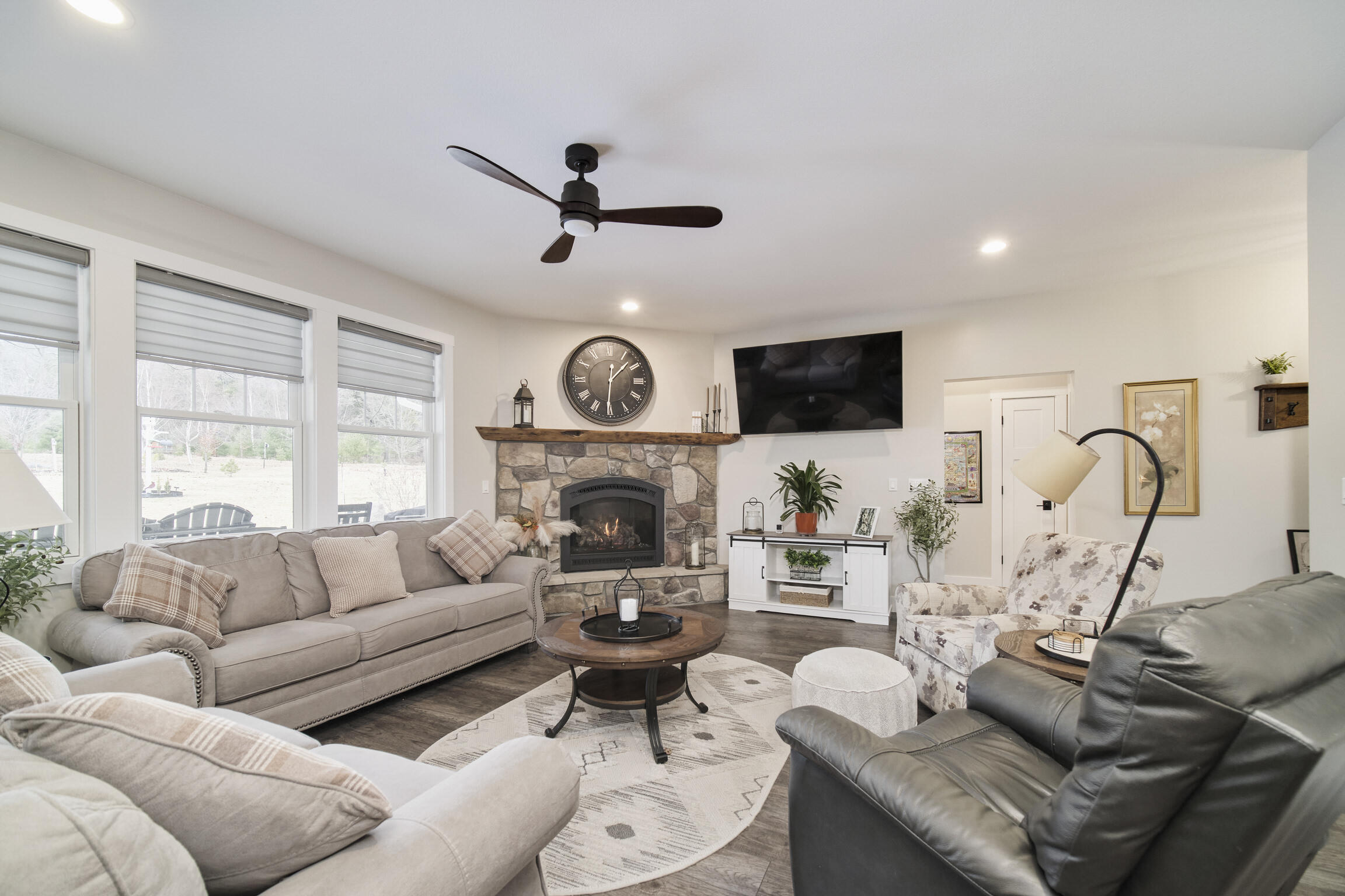 10201 Opal Ridge Drive Onekama, MI 49675 - Photo 12 of 88 Expansive windows in living room