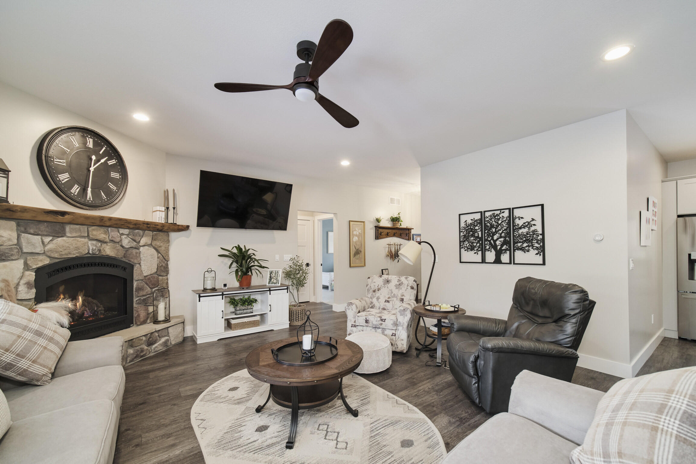 10201 Opal Ridge Drive Onekama, MI 49675 - Photo 14 of 88 Ceiling fan in living room