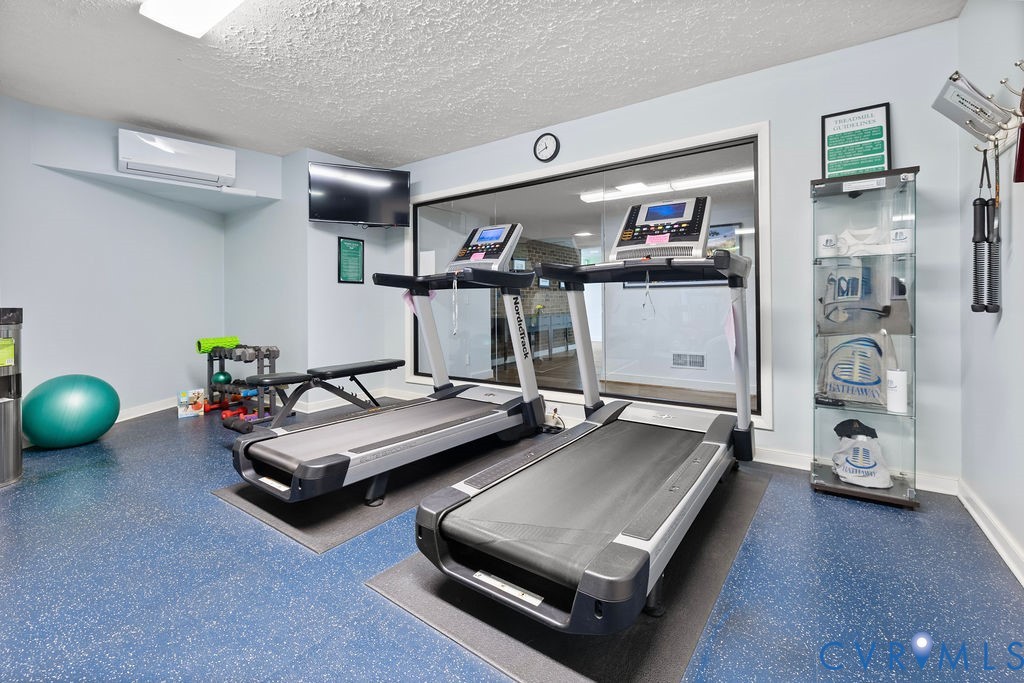 2956 Hathaway Road, Unit U704 Richmond, VA 23225 - Photo 32 of 42 Dedicated fitness area featuring durable blue spec