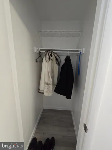 a view of walk in closet