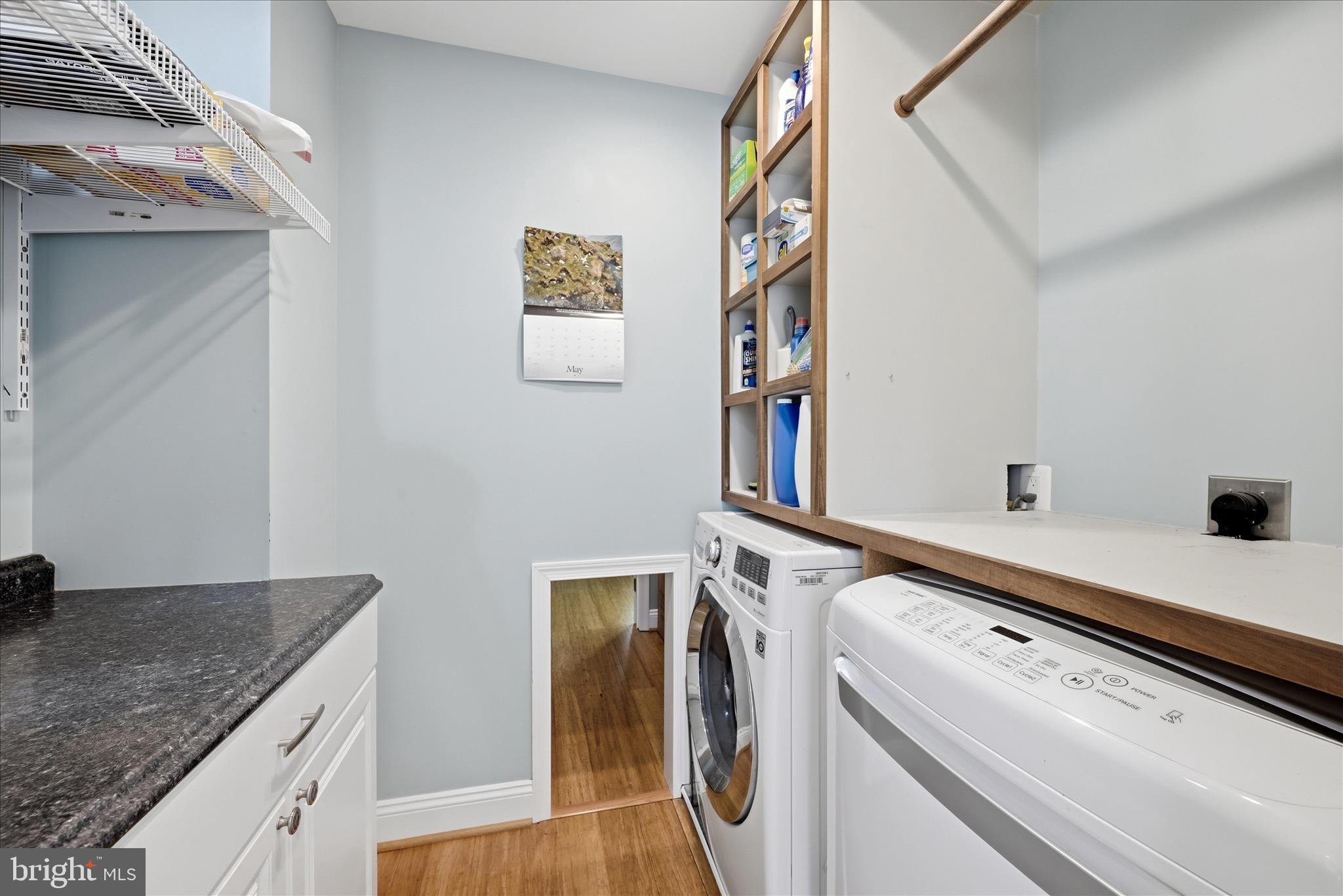 500 Delicious Road Linden, VA 22642 - Photo 14 of 80 a utility room with dryer and washer