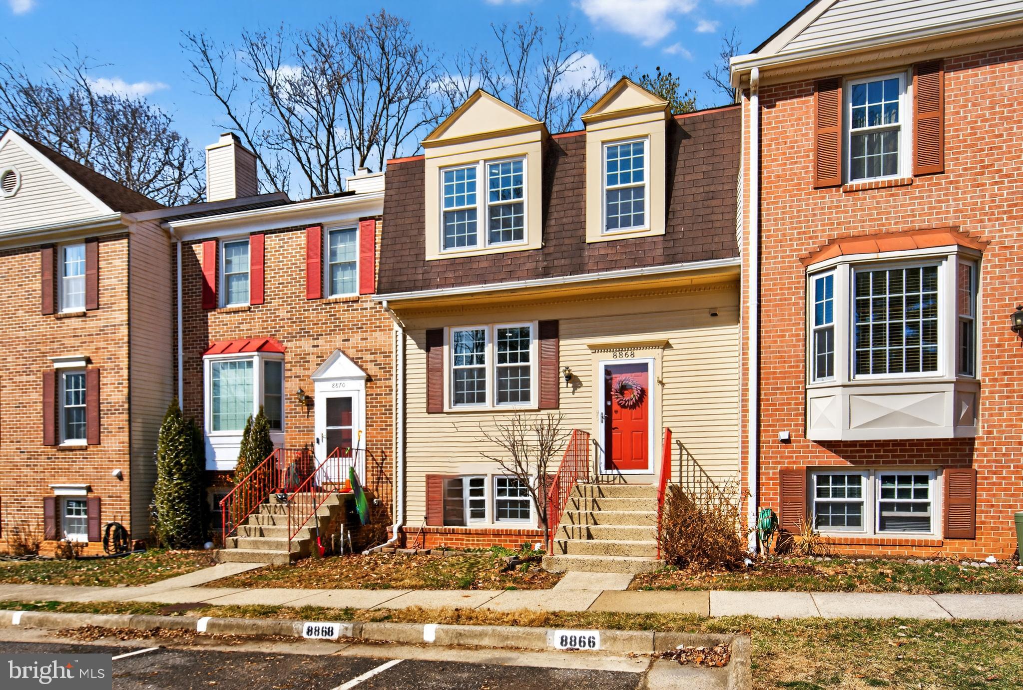 8868 Winding Hollow Way Springfield, VA 22152 - Photo 3 of 53 a front view of residential houses