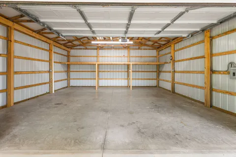a view of an empty storage area