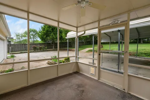 a view of a room with window