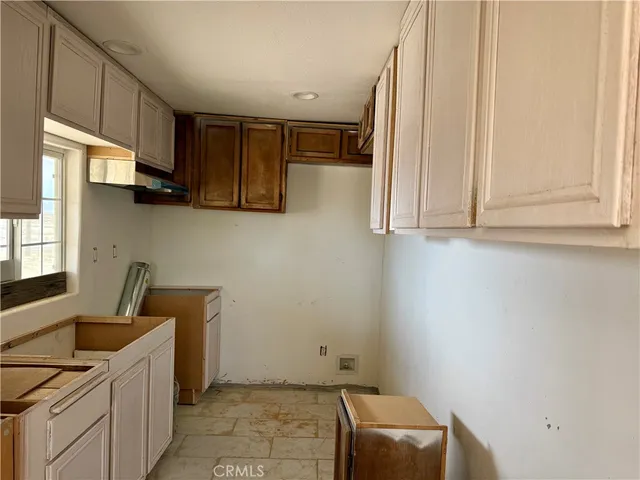 a room with storage and utility