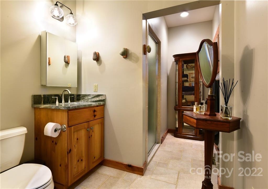 175 Clearview Point Drive Mount Gilead, NC 27306 - Photo 25 of 48 a bathroom with a sink a toilet and shower