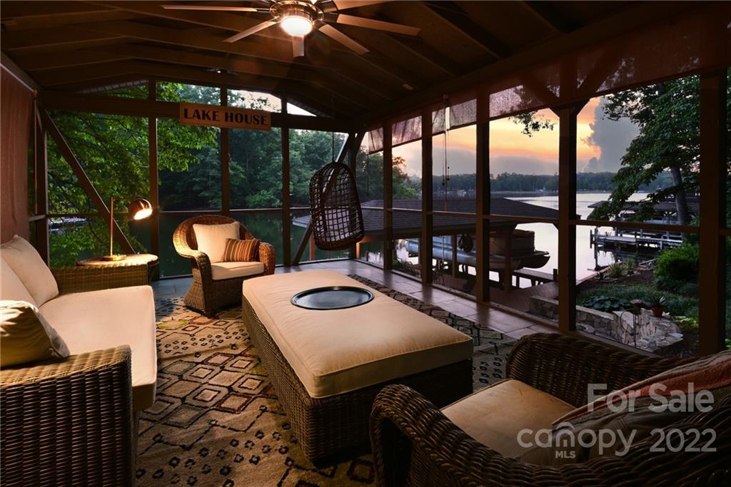 175 Clearview Point Drive Mount Gilead, NC 27306 - Photo 39 of 48 a view of an outdoor dining space with furniture