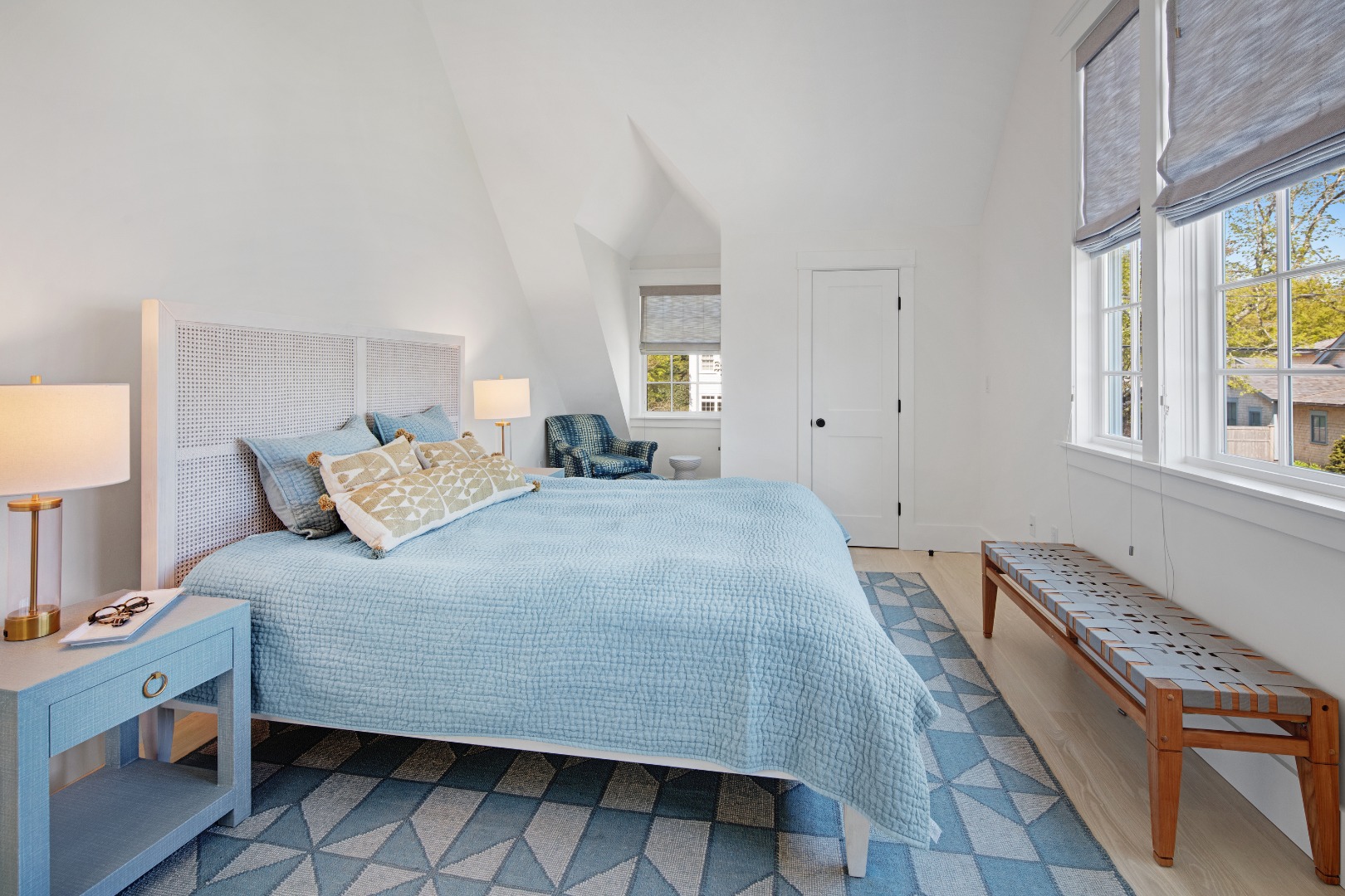 95 School Street Edgartown, MA 02539 - Photo 21 of 57 a bedroom with a bed and a window