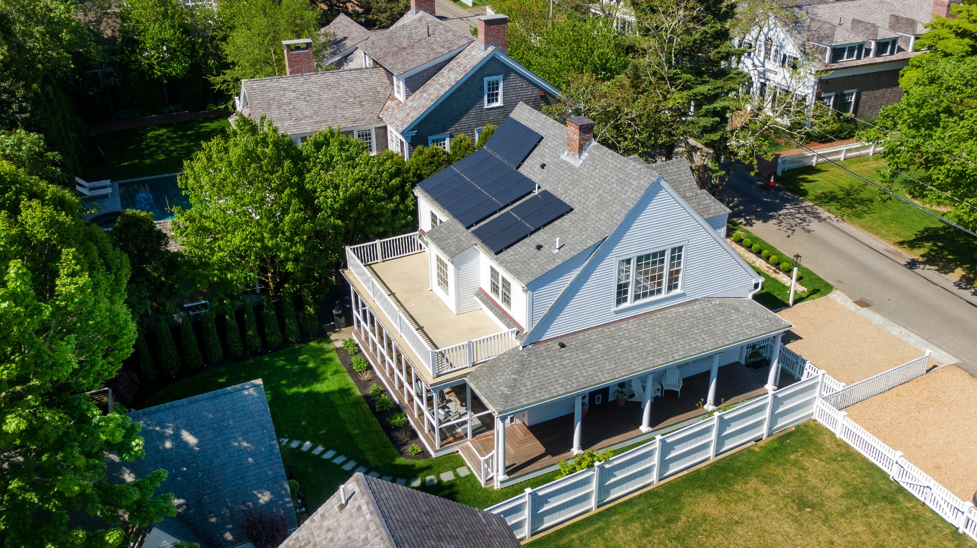 95 School Street Edgartown, MA 02539 - Photo 55 of 57 an aerial view of house with yard