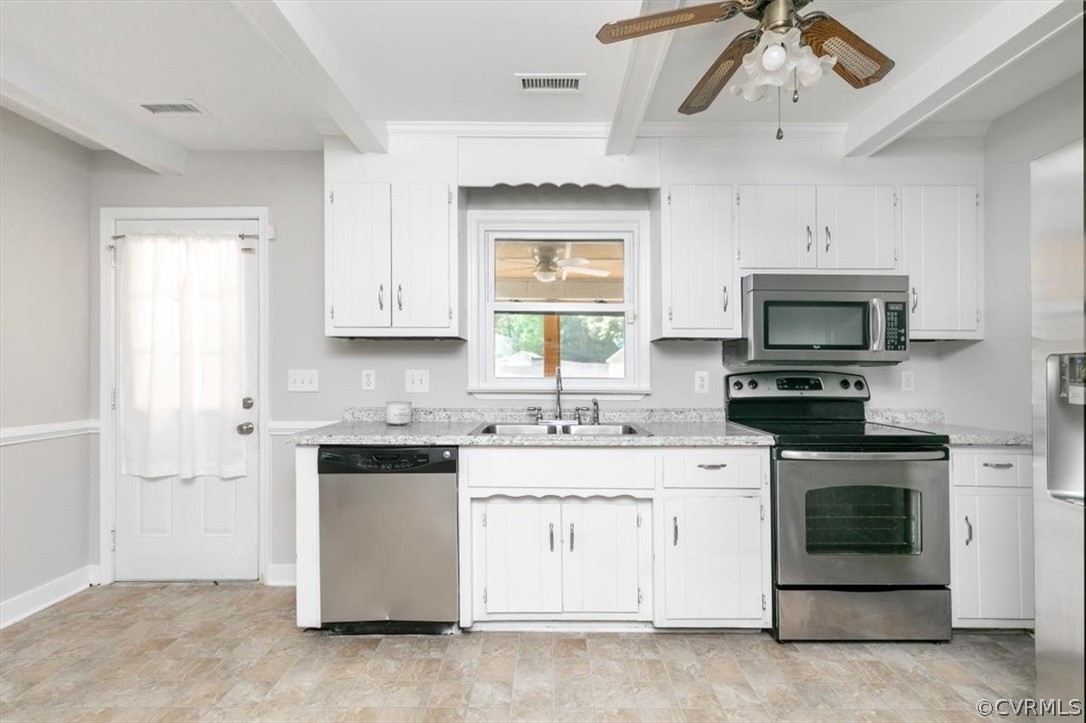 8401 Boones Trail Road Chesterfield, VA 23832 - Photo 5 of 24 a kitchen with a stove and a microwave