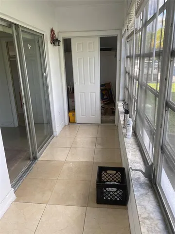 a view of a garden with a lake view