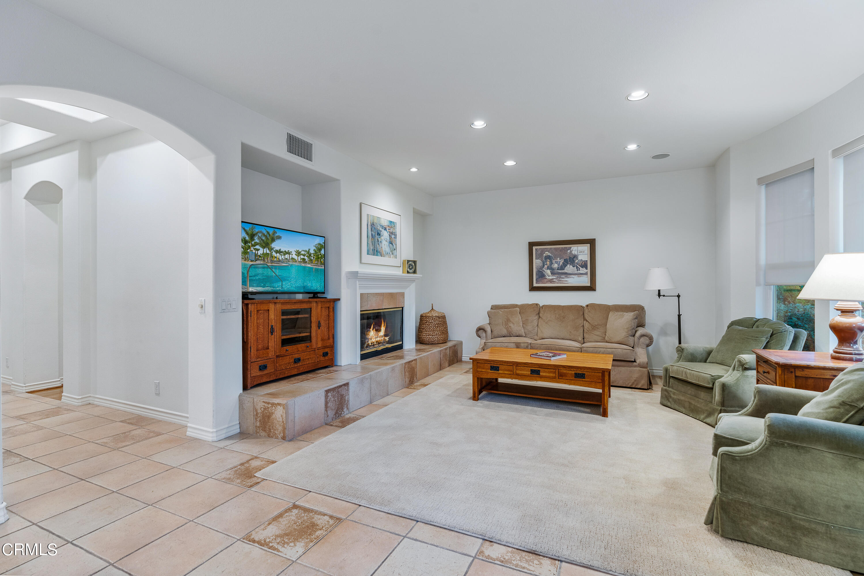 3676 Giddings Ranch Road Altadena, CA 91001 - Photo 12 of 47 a living room with furniture and a flat screen tv