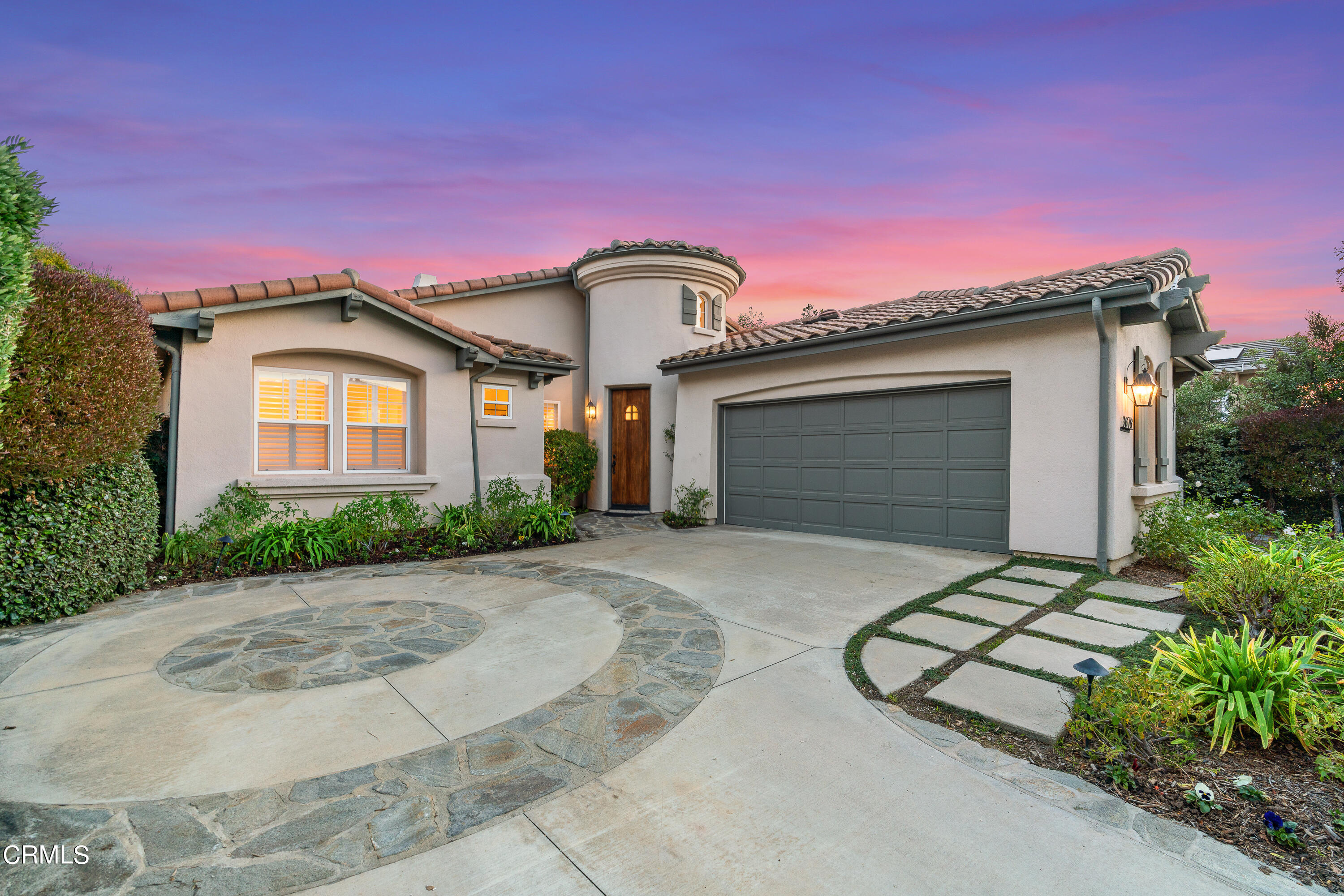 3676 Giddings Ranch Road Altadena, CA 91001 - Photo 37 of 47 a front view of a house with a yard and garage