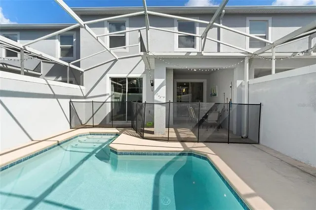a view of a house with pool