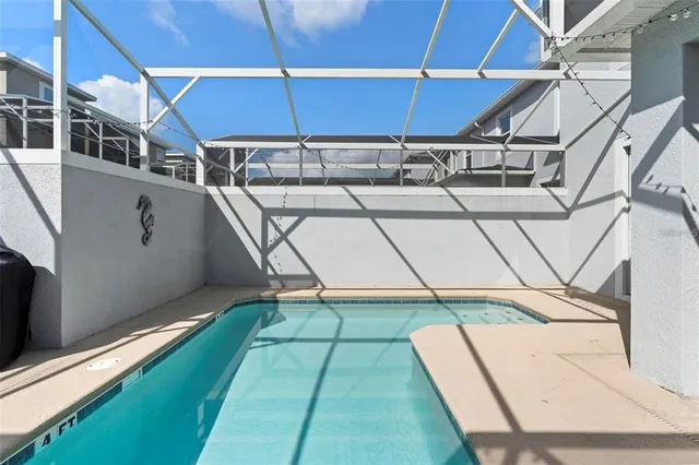 a view of a indoor swimming pool
