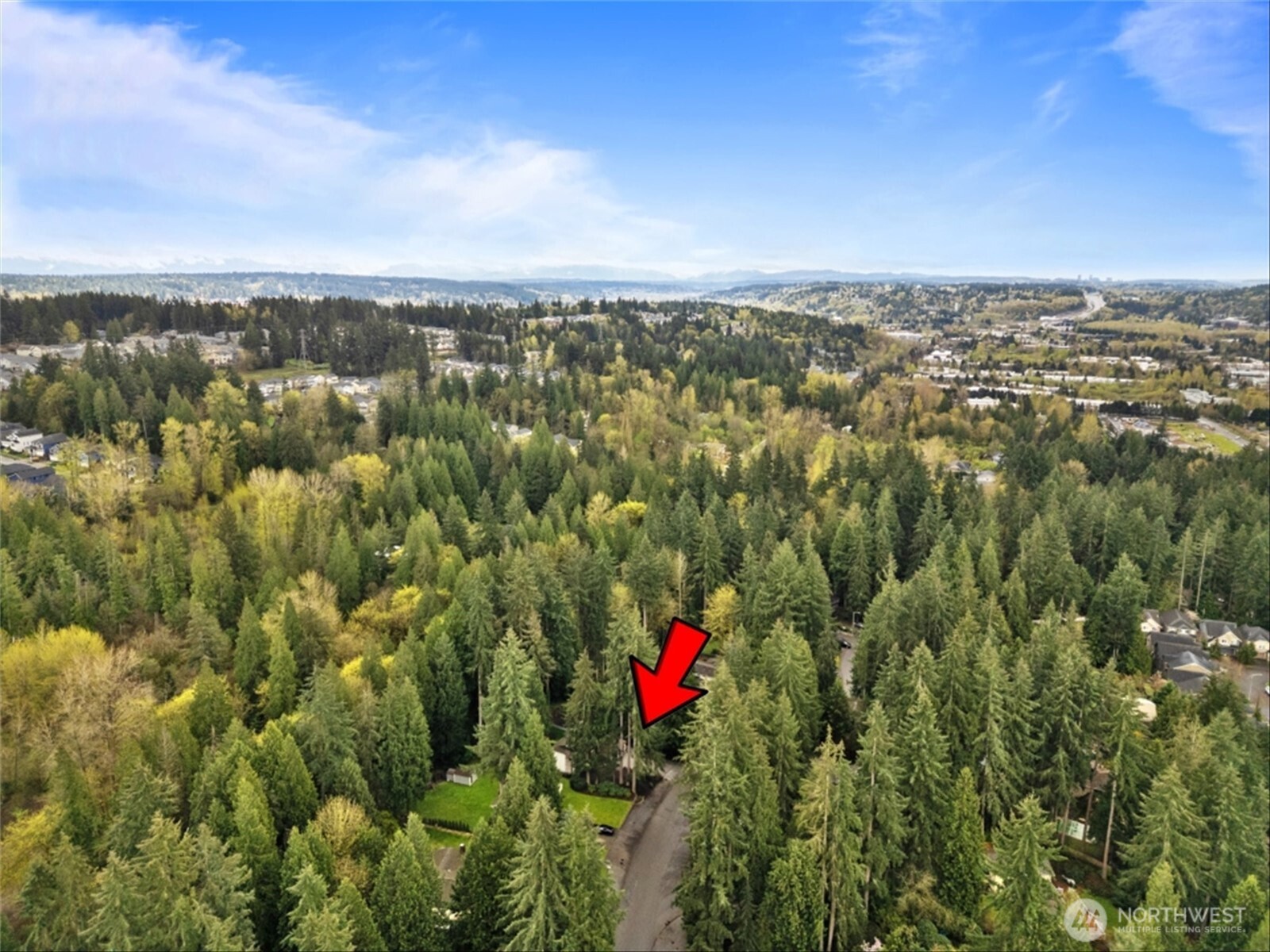 22929 38th Avenue Southeast Bothell, WA 98021 - Photo 32 of 37 an aerial view of residential houses with city view and lake view