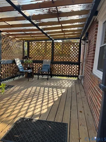 a view of outdoor space with seating space