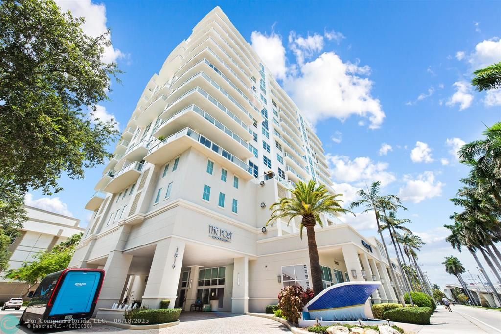 1819 Southeast 17th Street, Unit 803 Fort Lauderdale, FL 33316 - Photo 20 of 20 a view of a building with a street