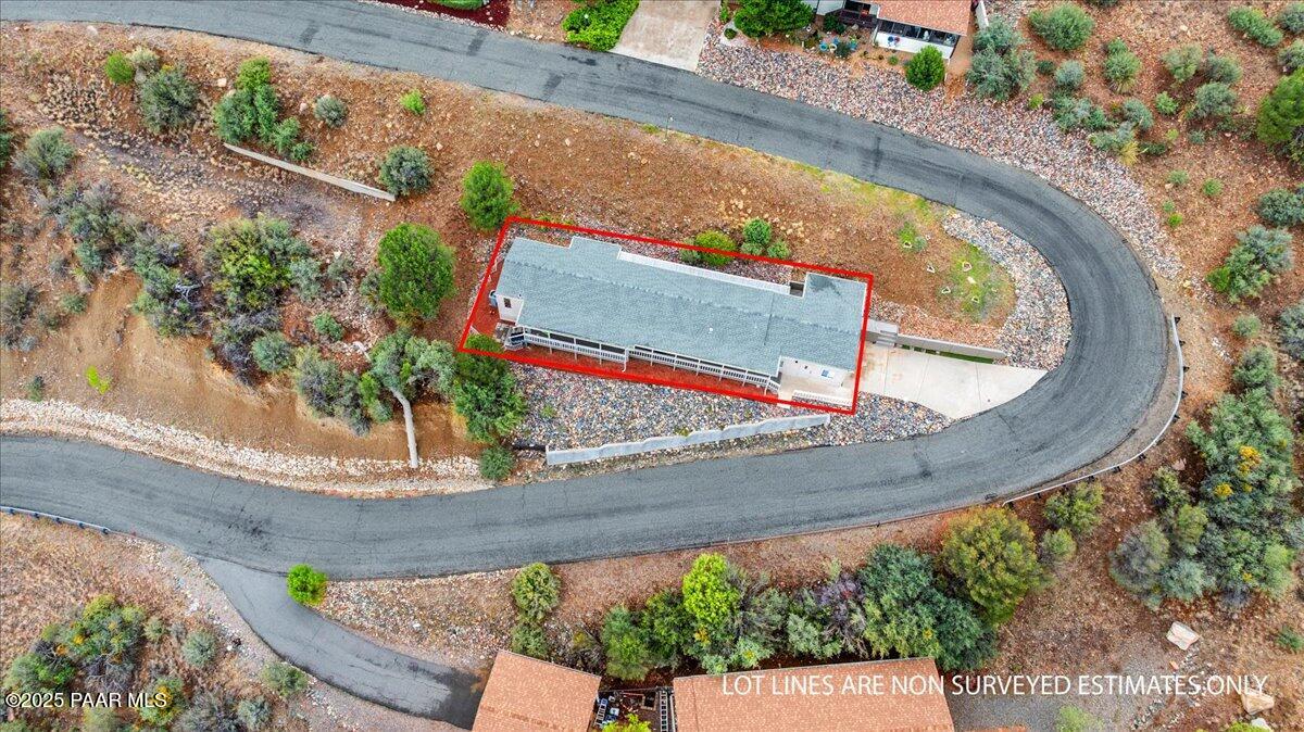 2312 Hillside Loop Road Prescott, AZ 86301 - Photo 26 of 31 Aerial