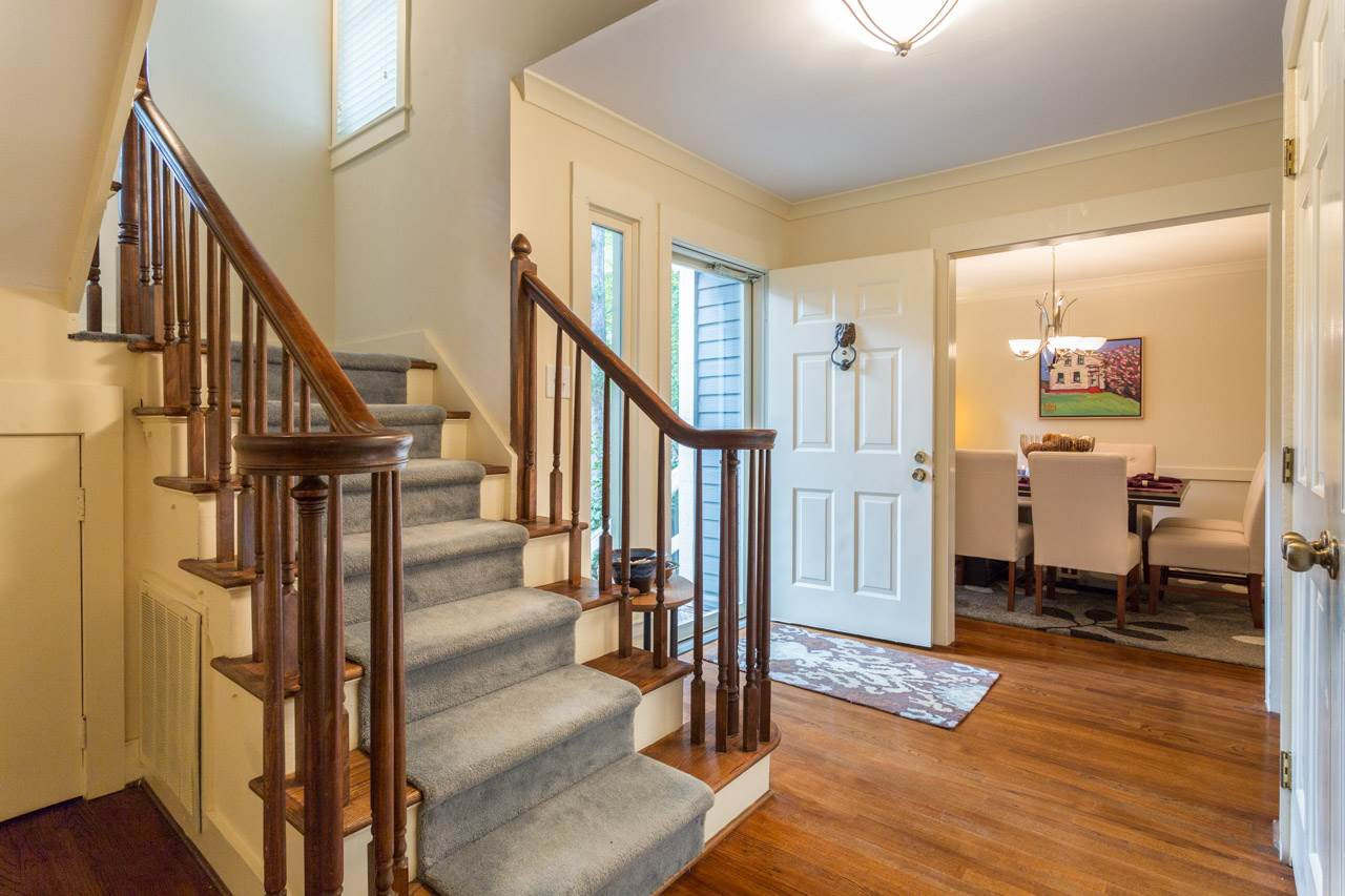 1723 Falls Church Road Raleigh, NC 27609 - Photo 9 of 25 Foyer toward Formal Dining Room