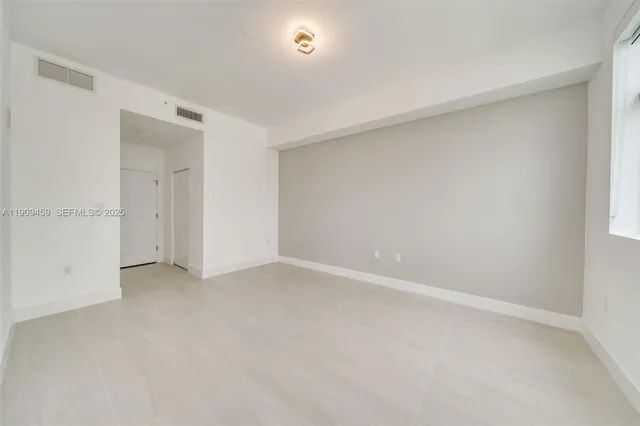 a view of an empty room