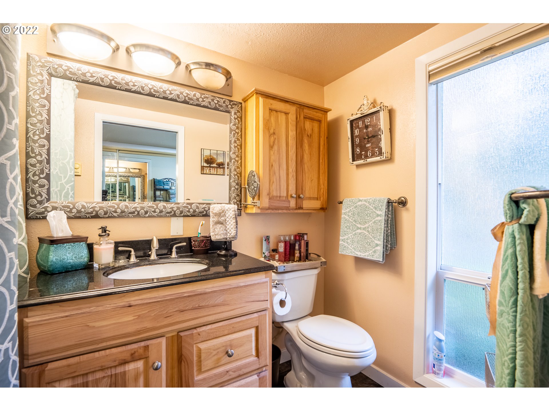 39845 Deerhorn Road Springfield, OR 97478 - Photo 15 of 29 a bathroom with a toilet sink and mirror